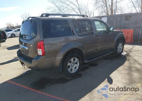 2008 Nissan Pathfinder Se from USA, damaged, VIN 5N1AR18B28C604242